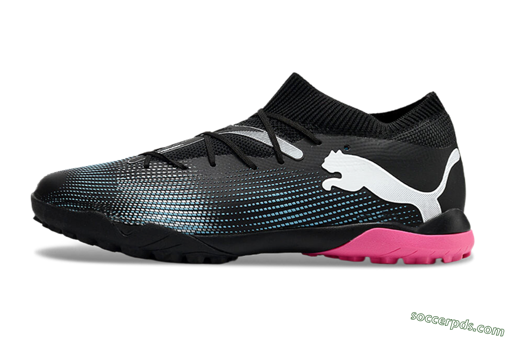 Puma Future Ultimate TF Low-Tops Football Shoes - Black/Blue/White 2