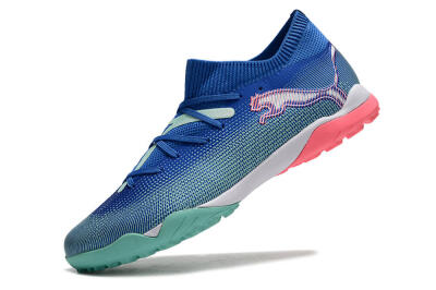Puma Future Ultimate TF Low-Tops Football Shoes - Blue/White/Pink