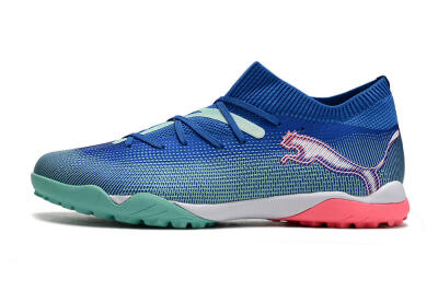 Puma Future Ultimate TF Low-Tops Football Shoes - Blue/White/Pink