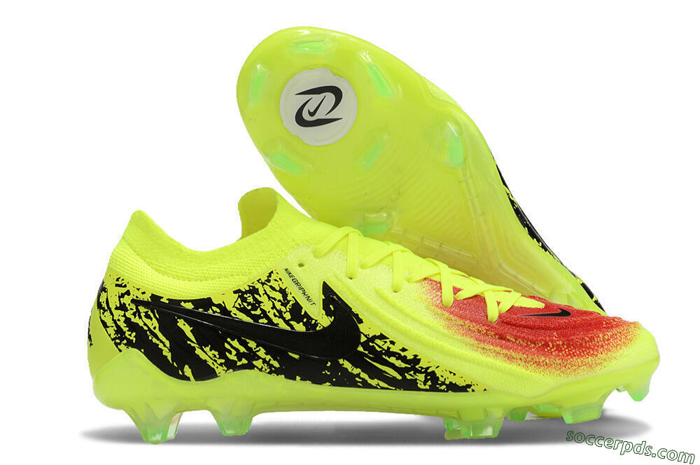 Nike Phantom Luna Elite NU FG Low-Tops Football Boots - Yellow/Red/Black 1