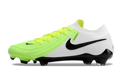 Nike Phantom Luna Elite NU FG Low-Tops Football Boots - Green/White/Black