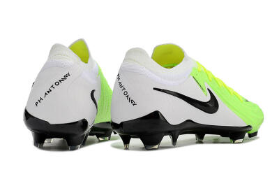 Nike Phantom Luna Elite NU FG Low-Tops Football Boots - Green/White/Black