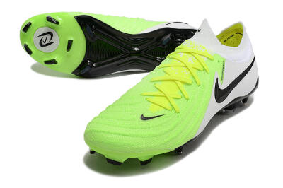 Nike Phantom Luna Elite NU FG Low-Tops Football Boots - Green/White/Black