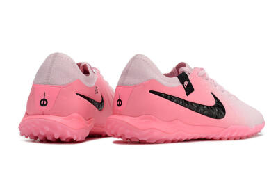 Nike Tiempo Legend 10 Elite TF Low-Tops Football Shoes - Pink/White/Black