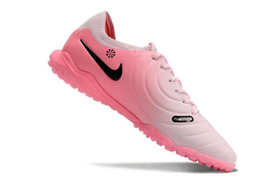 Nike Tiempo Legend 10 Elite TF Low-Tops Football Shoes - Pink/White/Black