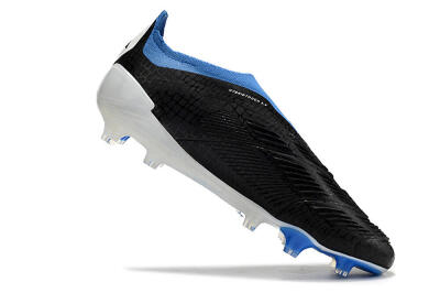 Adidas Predator Accuracy+ Laceless FG Low-Tops Football Boots - Black/White/Blue