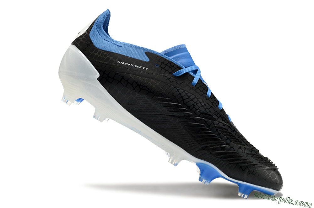 Adidas Predator Accuracy+ FG Low-Tops Football Boots - Black/White/Blue 3