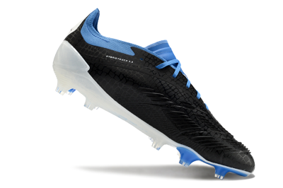 Adidas Predator Accuracy+ FG Low-Tops Football Boots - Black/White/Blue