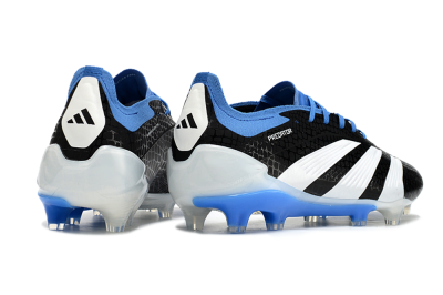 Adidas Predator Accuracy+ FG Low-Tops Football Boots - Black/White/Blue