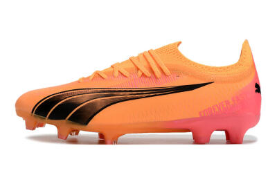 Puma Ultra Ultimate FG Low-Tops Football Boots - Orange/Black