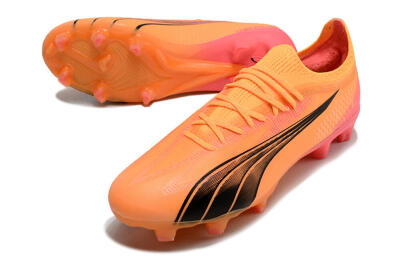 Puma Ultra Ultimate FG Low-Tops Football Boots - Orange/Black