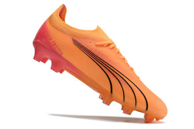 Puma Ultra Ultimate FG Low-Tops Football Boots - Orange/Black