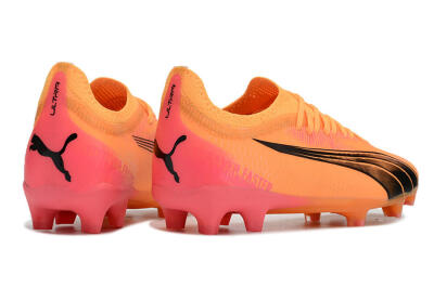 Puma Ultra Ultimate FG Low-Tops Football Boots - Orange/Black