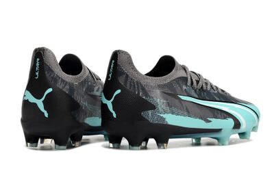 Puma Ultra Ultimate FG Low-Tops Football Boots - Black/Jade