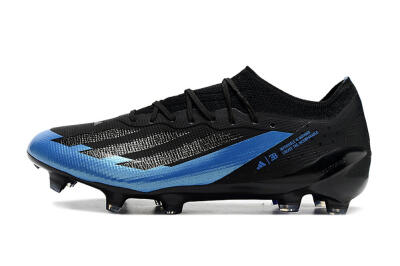 Adidas X Crazyfast.1 FG Low-Tops Football Boots - Black/Blue/Gold