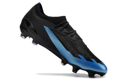 Adidas X Crazyfast.1 FG Low-Tops Football Boots - Black/Blue/Gold