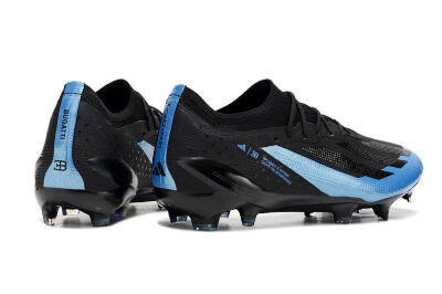 Adidas X Crazyfast.1 FG Low-Tops Football Boots - Black/Blue/Gold