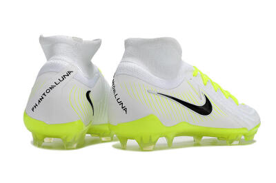 Nike Phantom Luna Elite NU FG Low-Tops Football Boots - White/Yellow/Black
