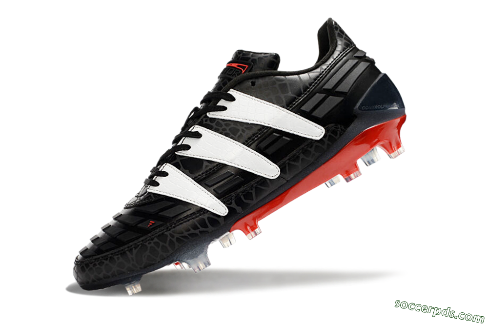 Adidas Predator 94 FG Limited Edition FG Low-Tops Football Boots - Black/Red/White 5