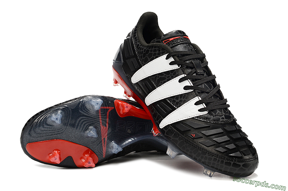 Adidas Predator 94 FG Limited Edition FG Low-Tops Football Boots - Black/Red/White 3
