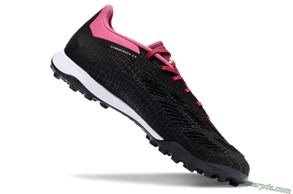 Adidas Predator 24 Elite TF Low-Tops Football Boots - Black/Beige/Pink 4