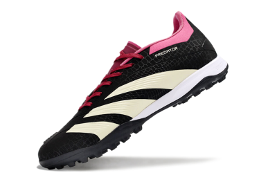 Adidas Predator 24 Elite TF Low-Tops Football Boots - Black/Beige/Pink