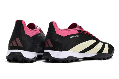 Adidas Predator 24 Elite TF Low-Tops Football Boots - Black/Beige/Pink