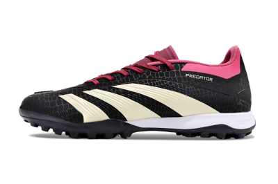 Adidas Predator 24 Elite TF Low-Tops Football Boots - Black/Beige/Pink