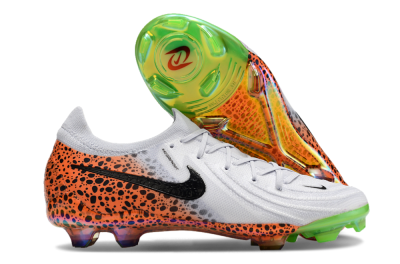 Nike Phantom Luna Elite FG Low-Tops Football Boots - Grey/Orange/Black