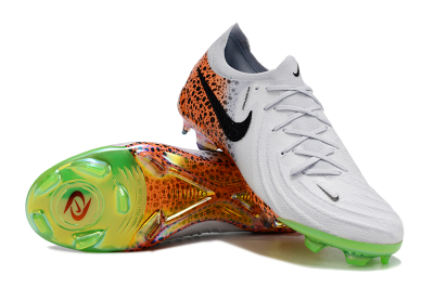 Nike Phantom Luna Elite FG Low-Tops Football Boots - Grey/Orange/Black