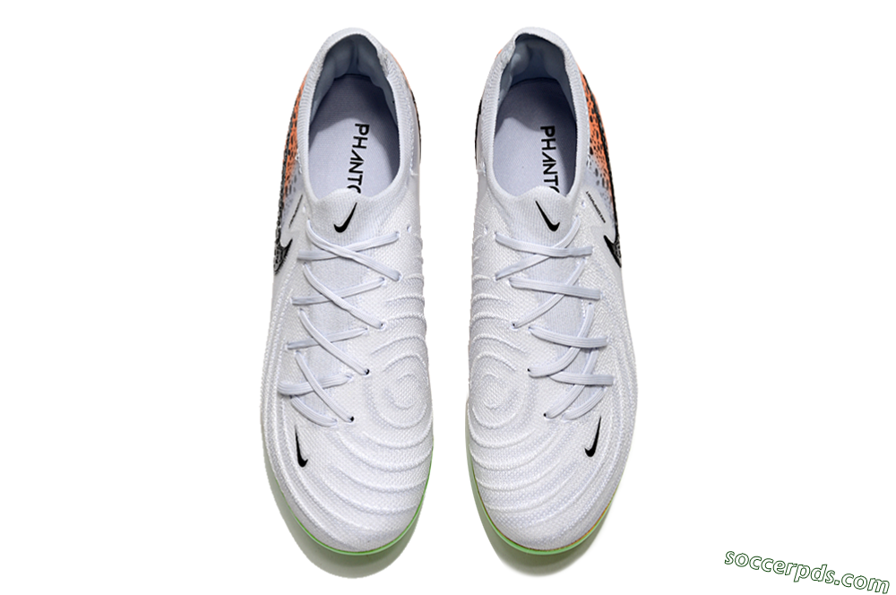 Nike Phantom Luna Elite FG Low-Tops Football Boots - Grey/Orange/Black 4