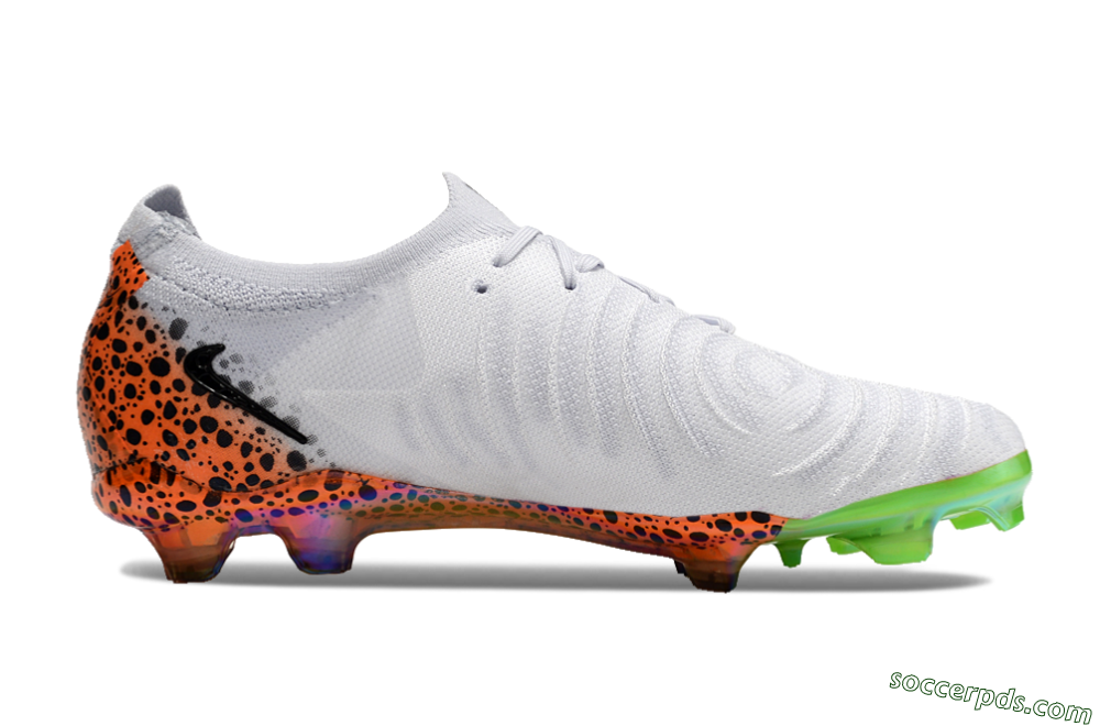 Nike Phantom Luna Elite FG Low-Tops Football Boots - Grey/Orange/Black 5
