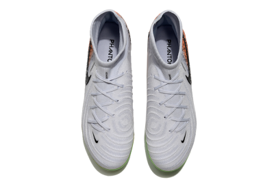 Nike Phantom Luna Elite NU FG High-Tops Football Boots - White/Black/Orange