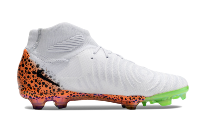 Nike Phantom Luna Elite NU FG High-Tops Football Boots - White/Black/Orange