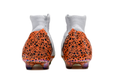 Nike Phantom Luna Elite NU FG High-Tops Football Boots - White/Black/Orange