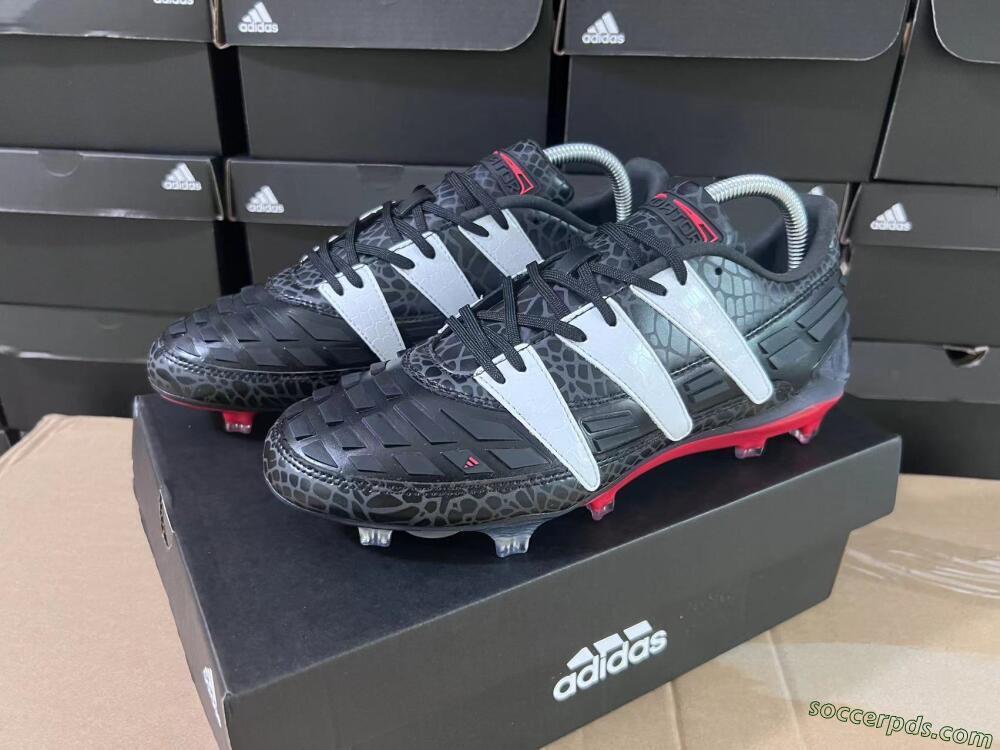 Adidas Predator 94 FG Limited Edition FG Low-Tops Football Boots - Black/Red/White