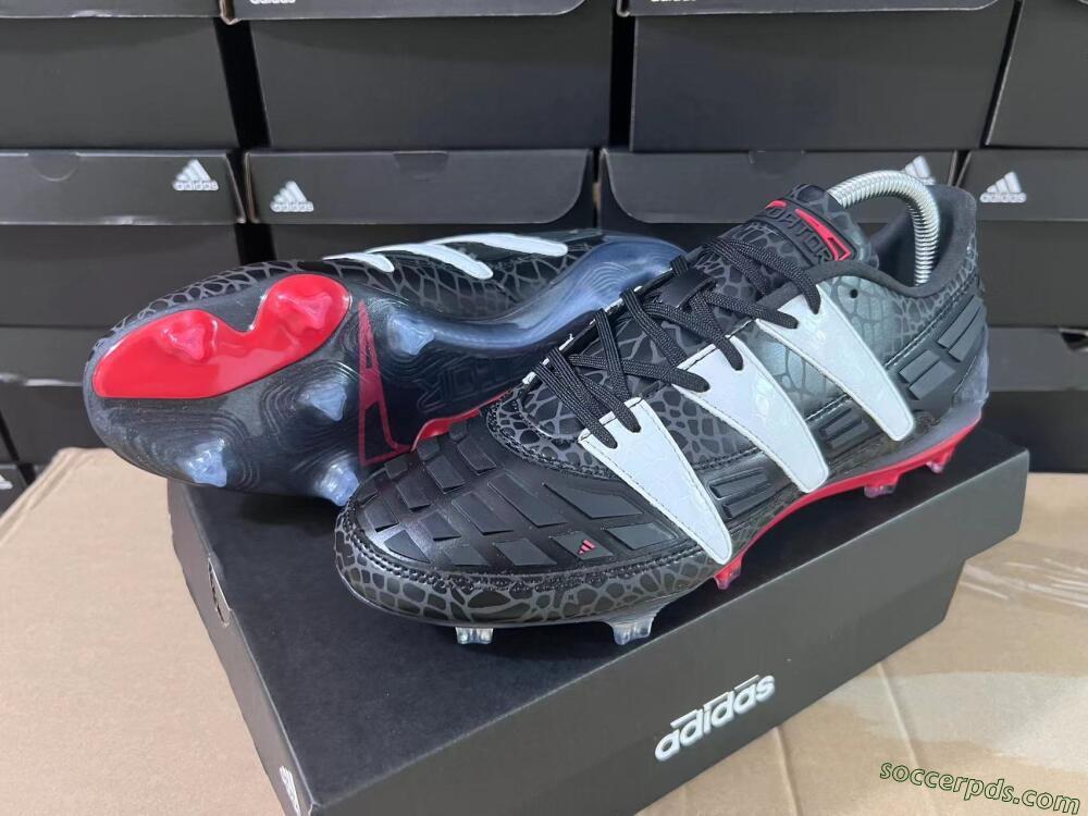 Adidas Predator 94 FG Limited Edition FG Low-Tops Football Boots - Black/Red/White