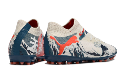 Puma Future Ultimate MG Low-Tops Football Boots - Beige/Blue/Red