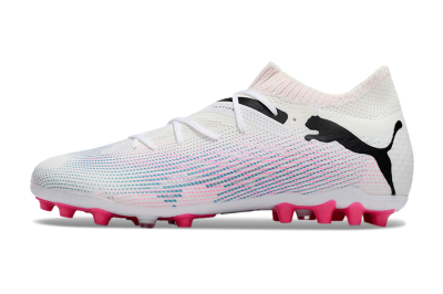 Puma Future Ultimate MG Low-Tops Football Boots - White/Black/Pink