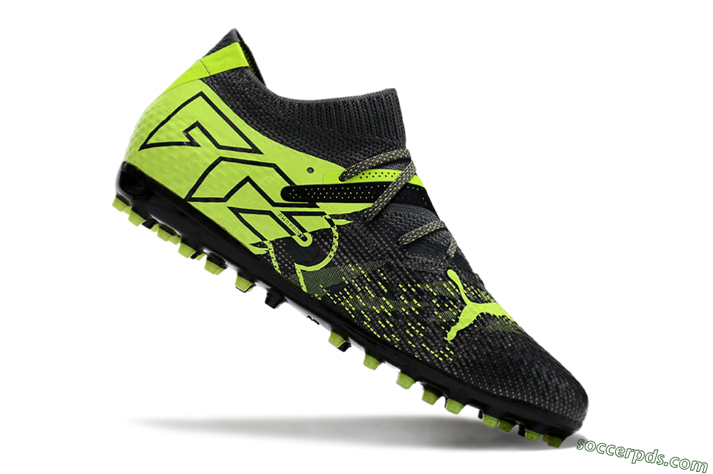 Puma Future Ultimate MG Low-Tops Football Boots - Black/Yellow 4
