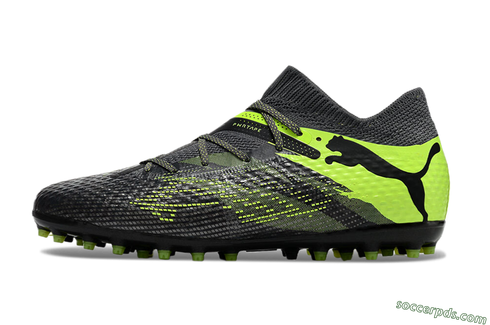 Puma Future Ultimate MG Low-Tops Football Boots - Black/Yellow 2