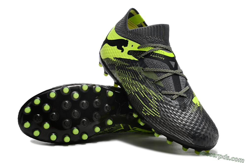 Puma Future Ultimate MG Low-Tops Football Boots - Black/Yellow 3