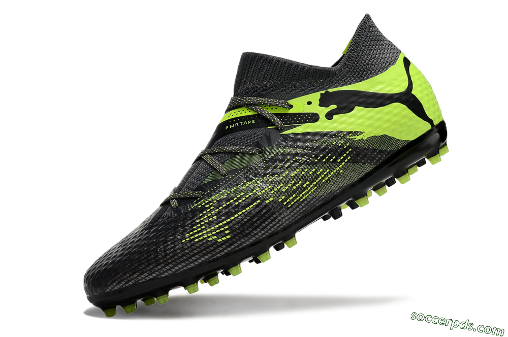 Puma Future Ultimate MG Low-Tops Football Boots - Black/Yellow 5