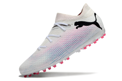 Puma Future Ultimate MG Low-Tops Football Boots - White/Pink/Blue/Black