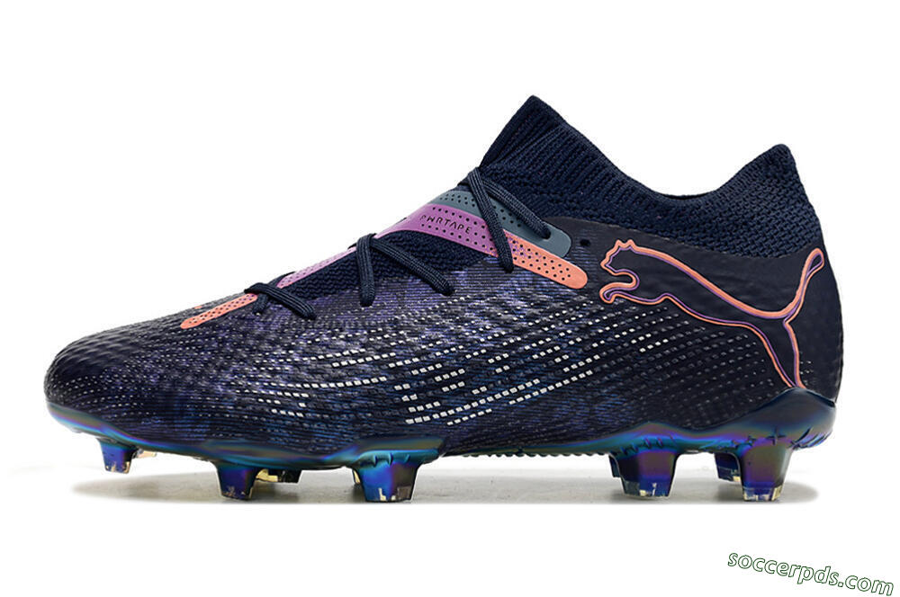 Puma Future Ultimate FG Low-Tops Football Boots - Blue/Purple/Pink 2