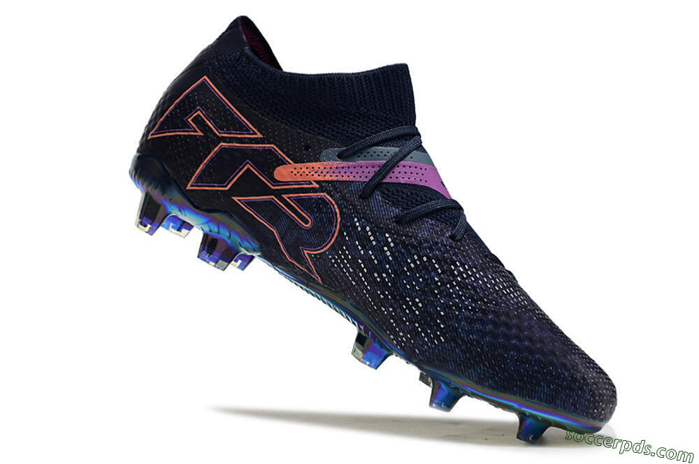 Puma Future Ultimate FG Low-Tops Football Boots - Blue/Purple/Pink 4