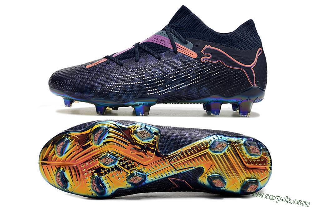 Puma Future Ultimate FG Low-Tops Football Boots - Blue/Purple/Pink 0