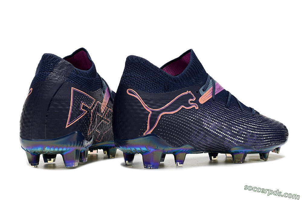 Puma Future Ultimate FG Low-Tops Football Boots - Blue/Purple/Pink 6