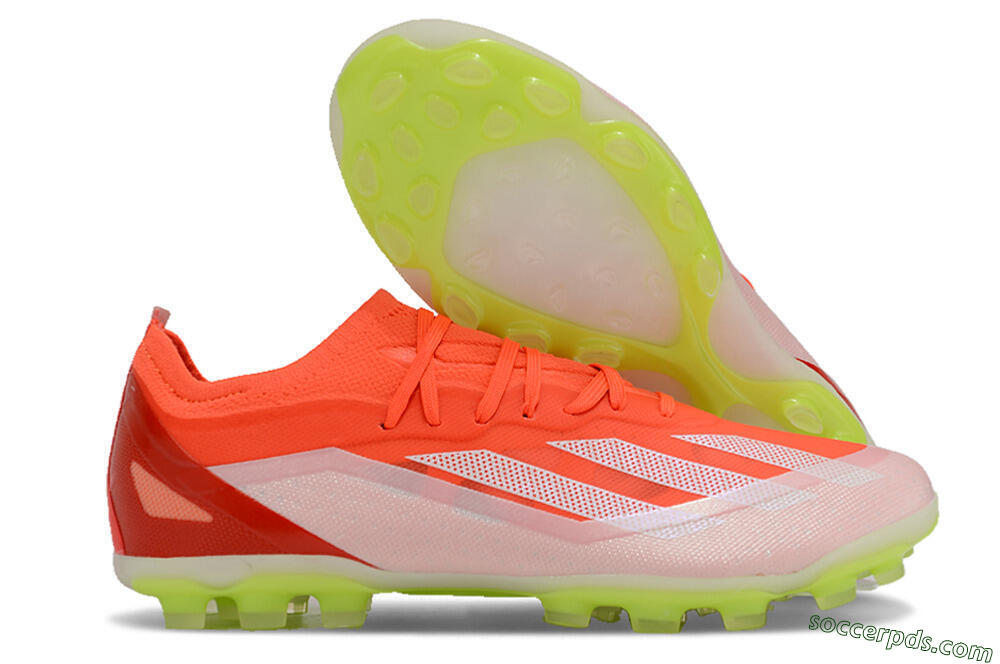 Adidas X Crazyfast.1 FG Low-Tops Football Boots - Red/White/Yellow 1