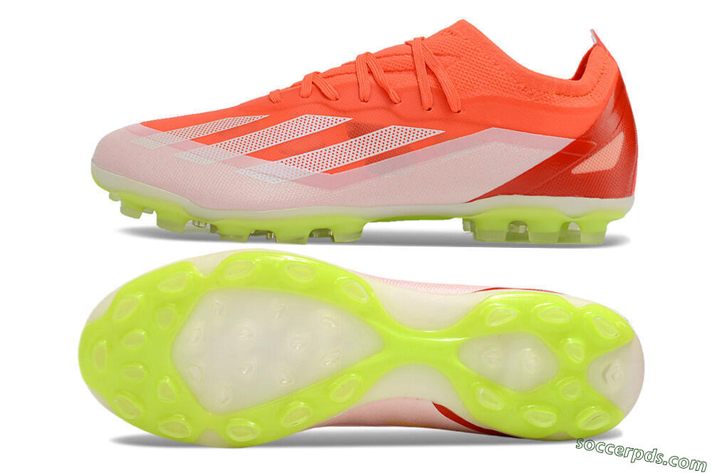 Adidas X Crazyfast.1 FG Low-Tops Football Boots - Red/White/Yellow 0